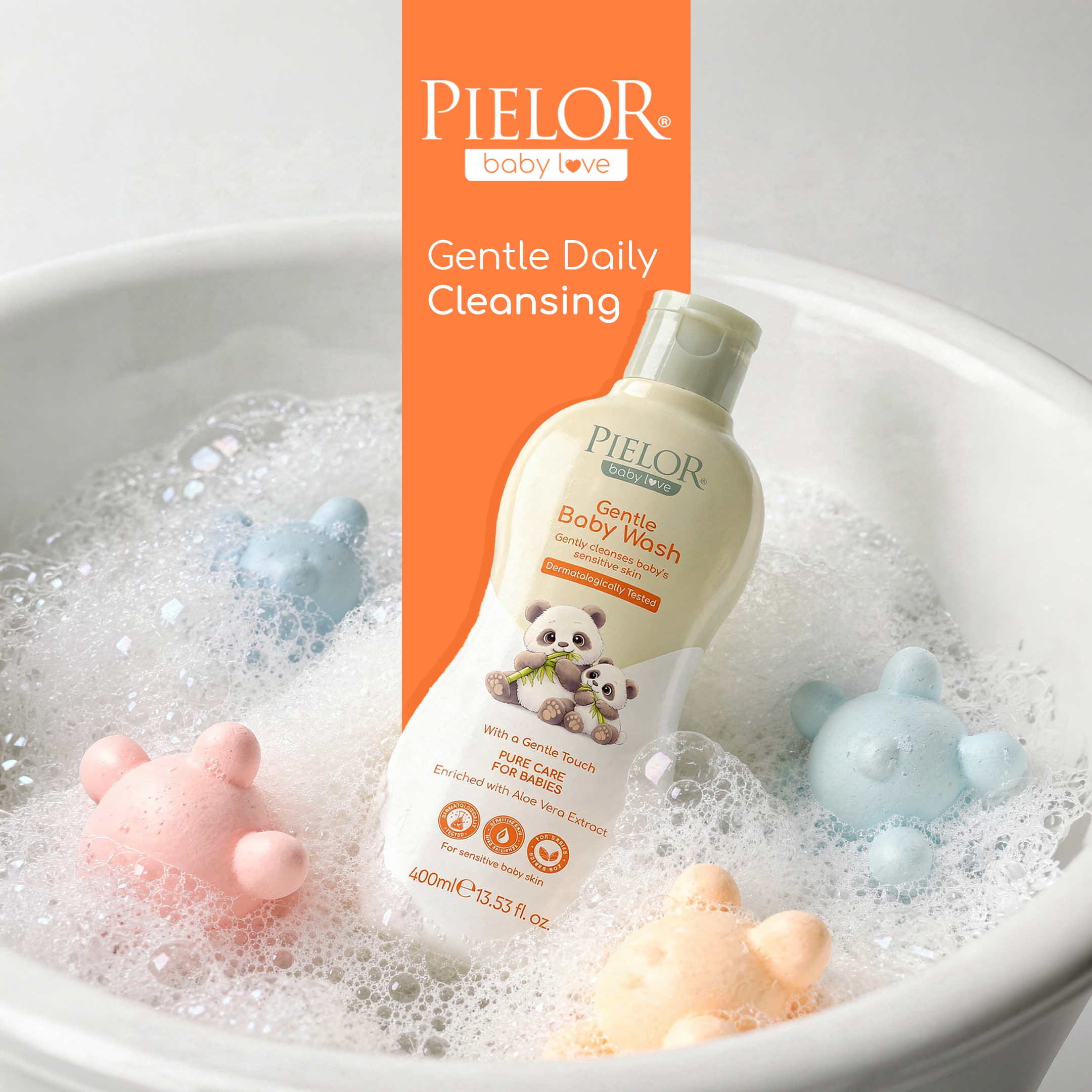 Pielor Baby Love: A Gentle and Loving Cleanse with Aloe Vera