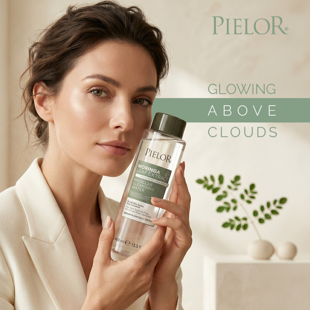 Cleanse and Hydrate in One Step with Pielor Moringa Leaf Extract Micellar Cleansing Water
