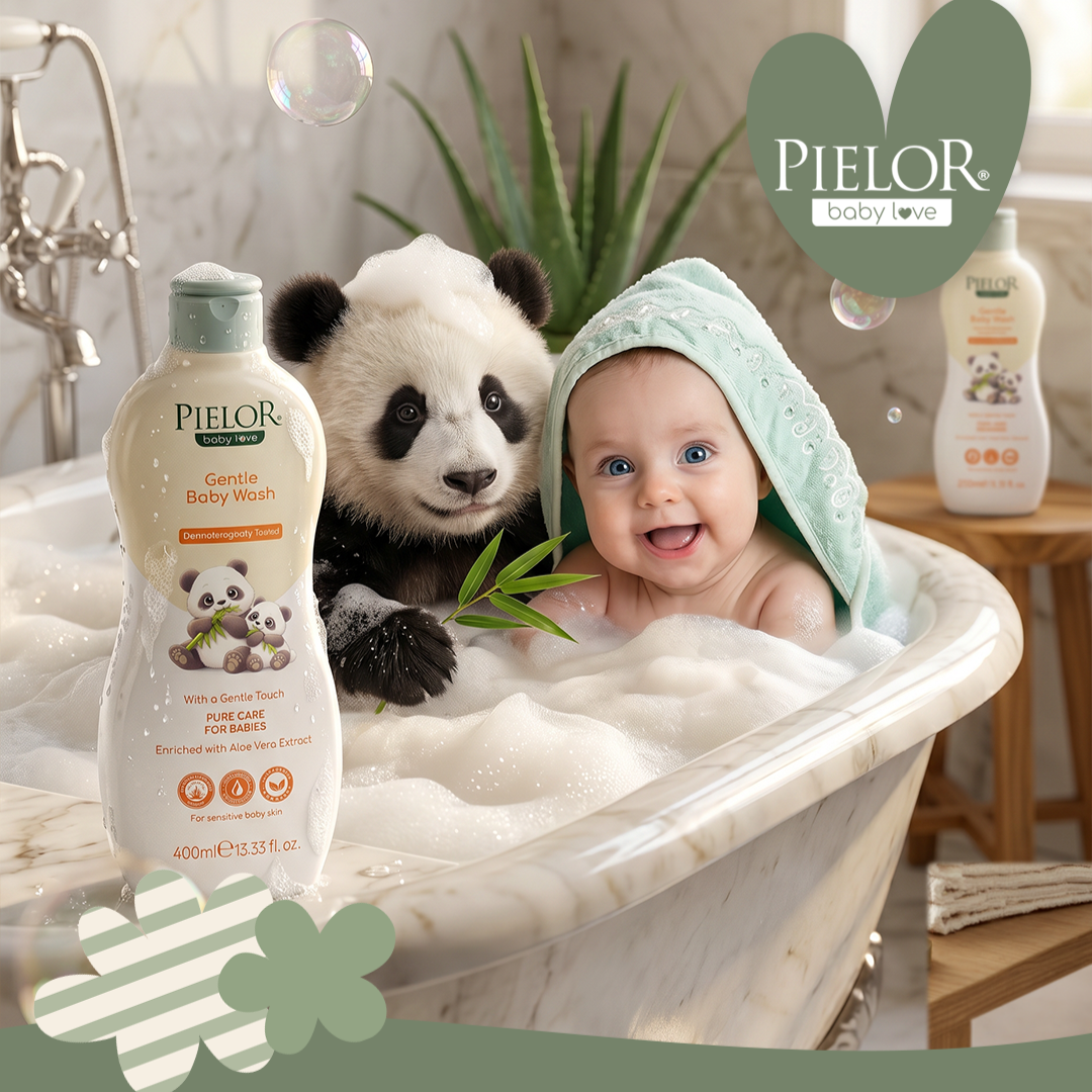 Pielor Baby Love Gentle Baby Wash ile Bebeğinizin Hassas Cildine Nazik Bakım