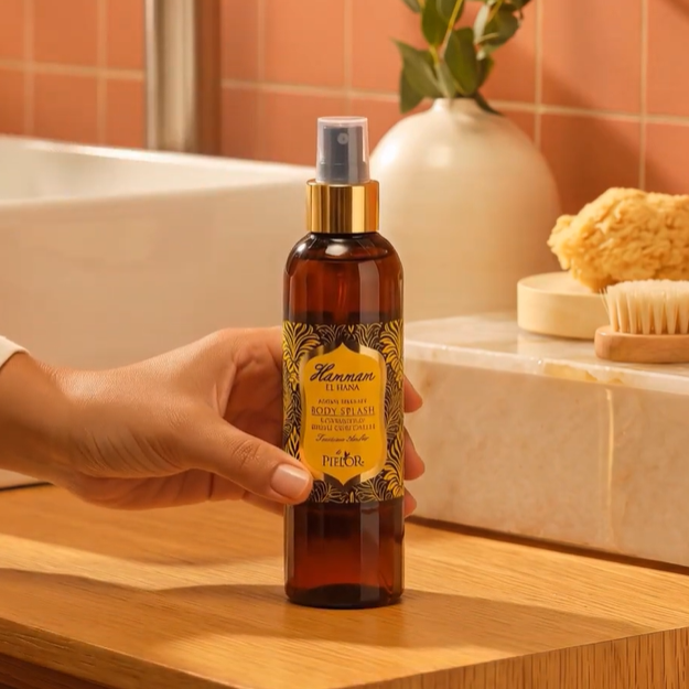 Hammam El Hana Tunisian Amber Vücut Spreyi ile Gün Boyu Ferah ve Büyüleyici Bir Koku