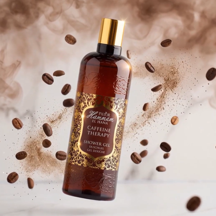 Hammam El Hana Caffeine Therapy Duş Jeli ile Canlı ve Pürüzsüz Bir Cilt